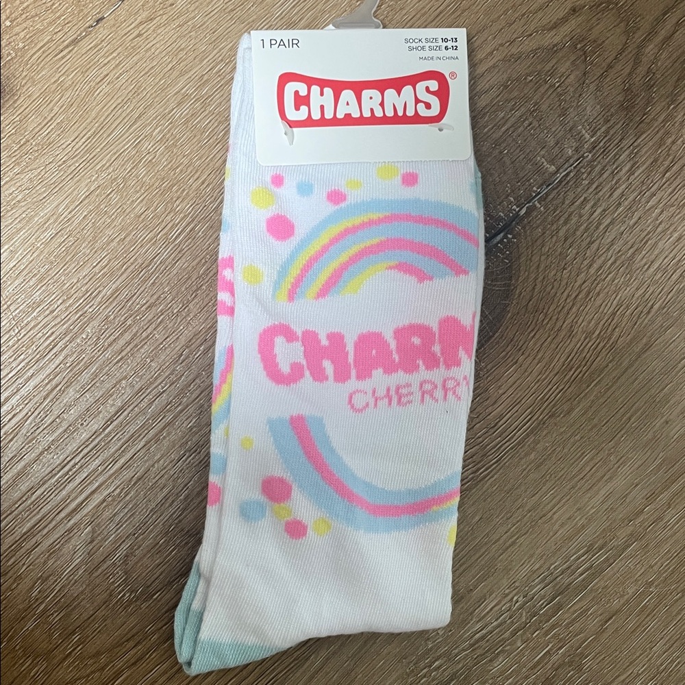 Buy 2, Get 1 FREE! 🎉Stocking Stuffer Fun, Crazy Crew Socks - Charms (Brand New)